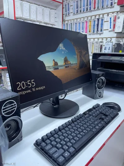 Офисный компьютер core i5 7500/RAM 16GB DDR 4/NVME 512GB/Philips 24 100hz