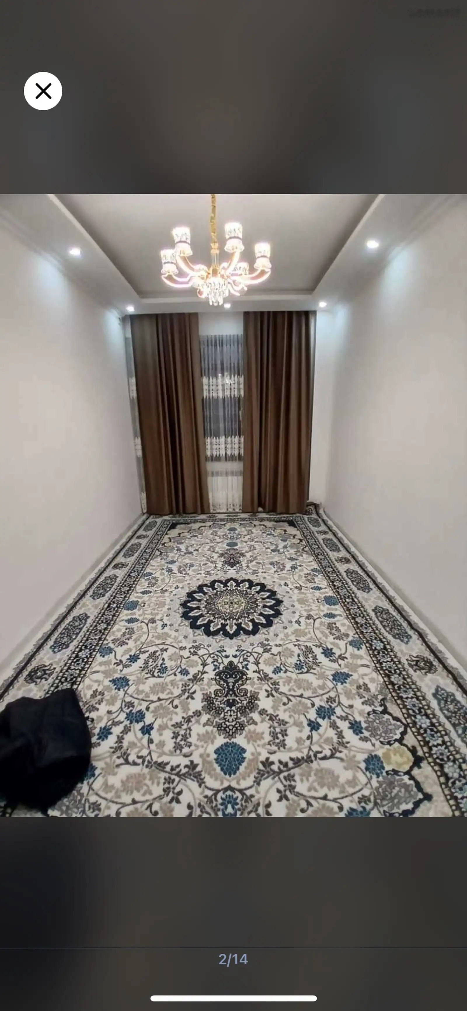 2-комн. квартира, 6 этаж, 68м², сино