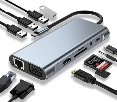 Переходник Hub Usb 3.0 - HDMI Type C