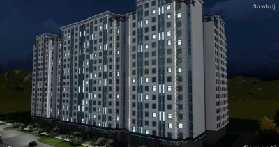 2-комн. квартира, 12 этаж, 61 м², Фирдавси