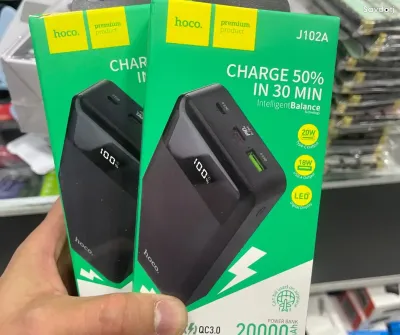 Портативный аккумулятор J102A Cool figure PD20W QC3.0 20000mAh