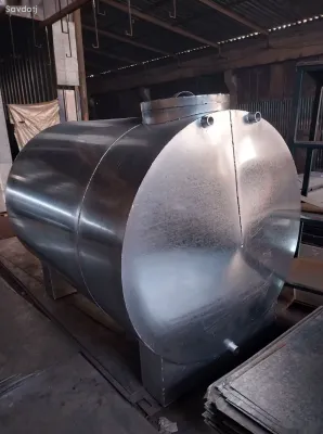 Бочка из оцинкованной стали 2000л.