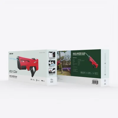 Многофункциональный водяной пистолет  Green Lion GN70  Water Gun Automatic & Manual Mode -  Red