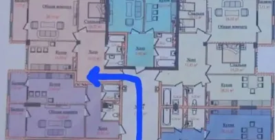 2-комн. квартира, 4 этаж, 90 м², н.Исмоили Сомони,Альфемо