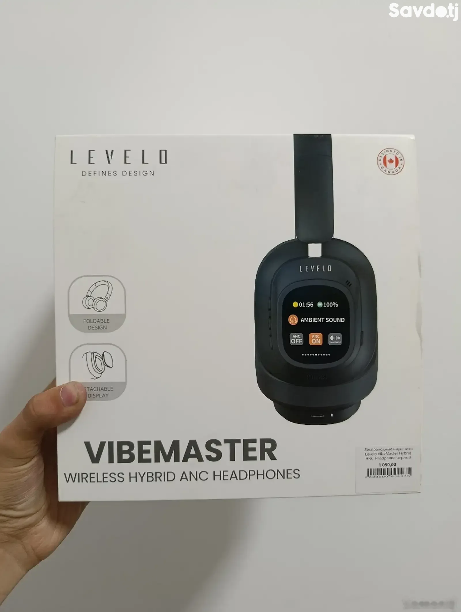 Беспроводные наушники Levelo VibeMaster Hybrid ANC Headphone черный