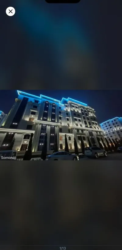 1-комн. квартира, 7 этаж, 60 м², Сомони