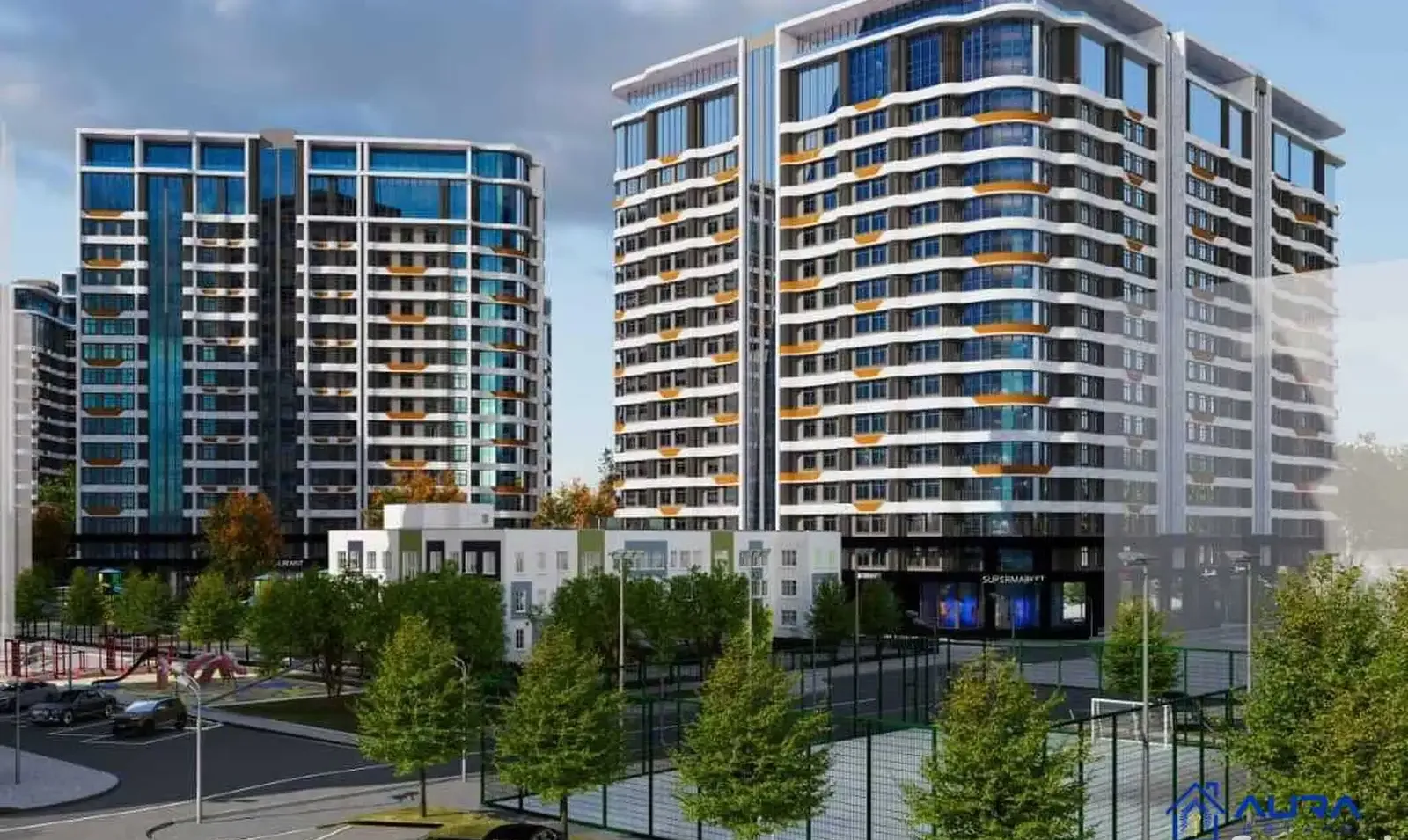 3-комн. квартира, 14 этаж, 107 м², Исмоили Сомони
