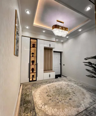 3-комн. квартира, 10 этаж, 94 м², Исмоили Сомони славянский 3 польноценный
