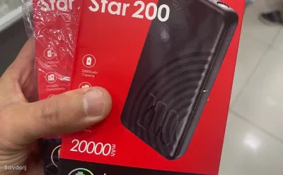 Внешний аккумулятор Power Bank, 20000мAч