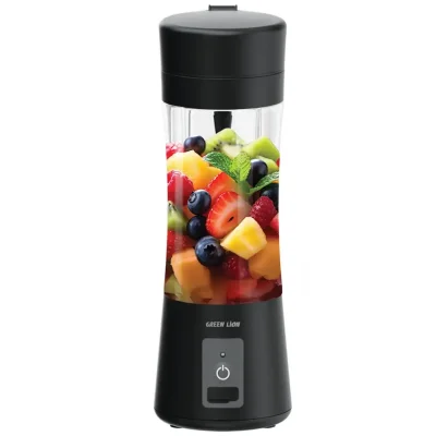 Портативный мини блендер Green Lion Juice Mate 380 мл черный