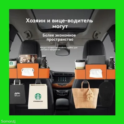 Ящик для хранения для спинки автомобильного сиденья — миниатюра 3