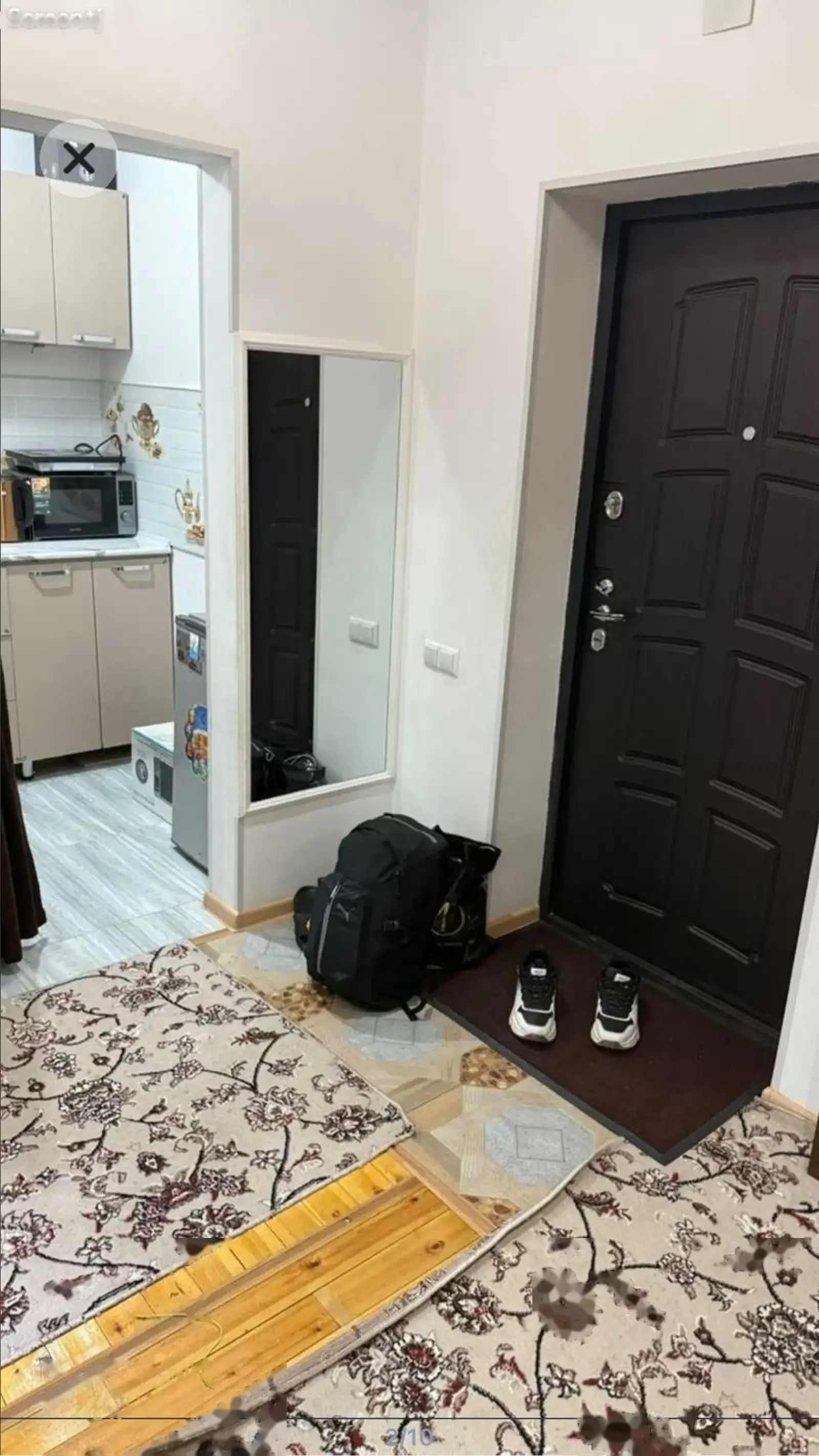 2-комн. квартира, 9 этаж, 50м², Овир