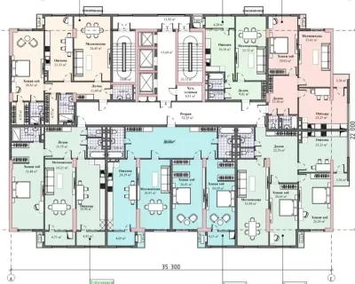 2-комн. квартира, 8 этаж, 115 м², Улица Пушкина, Сомони