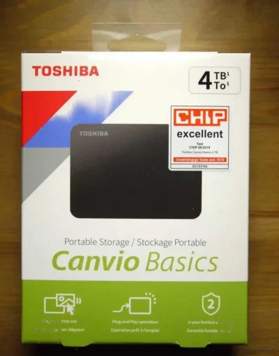 Внешний жесткий диск TOSHIBA 4TB