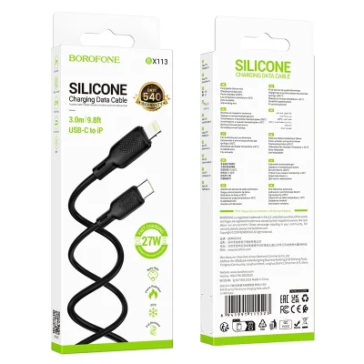 Кабель Borofone USB на Lighting BX113