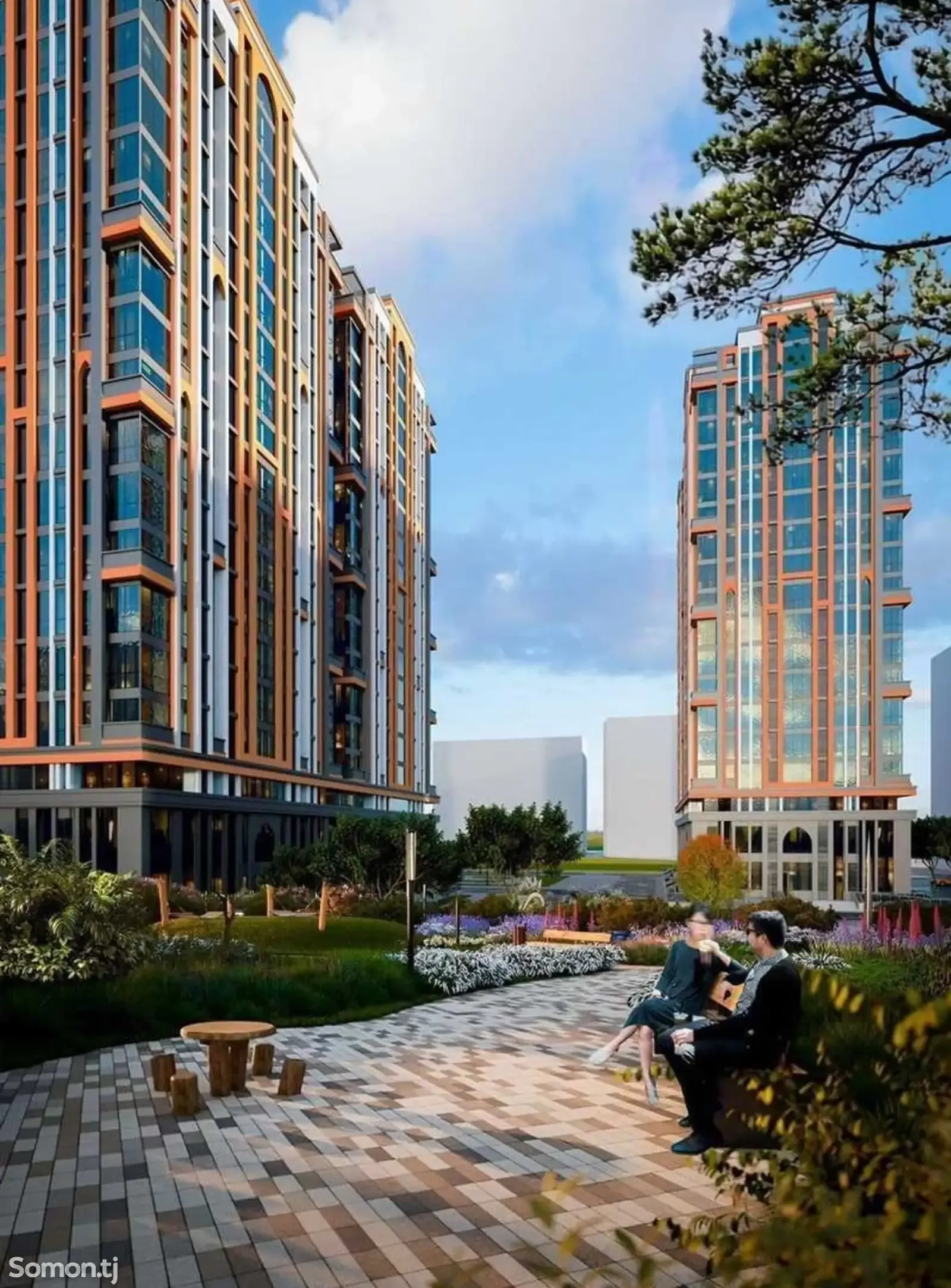 2-комн. квартира, 6 этаж, 69 м², Исмоили Сомони