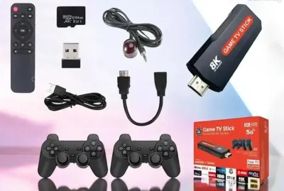 Игровая приставка для телевизора UKC Game TV Stick X2 Plus 64Gb консоль з двома