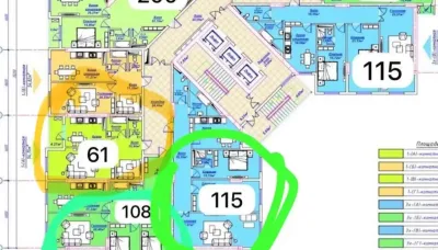 3-комн. квартира, 16 этаж, 115 м², парк А Навои / Ашан / Зеленый