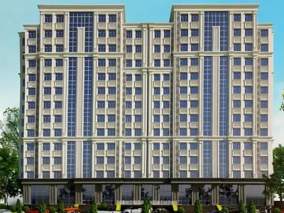 2-комн. квартира, 12 этаж, 91 м², Корвон