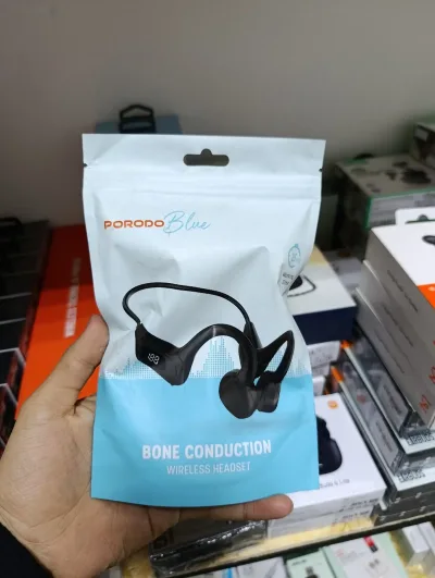Беспроводные наушники Porodo Blue Bone Conduction Wireless Headset