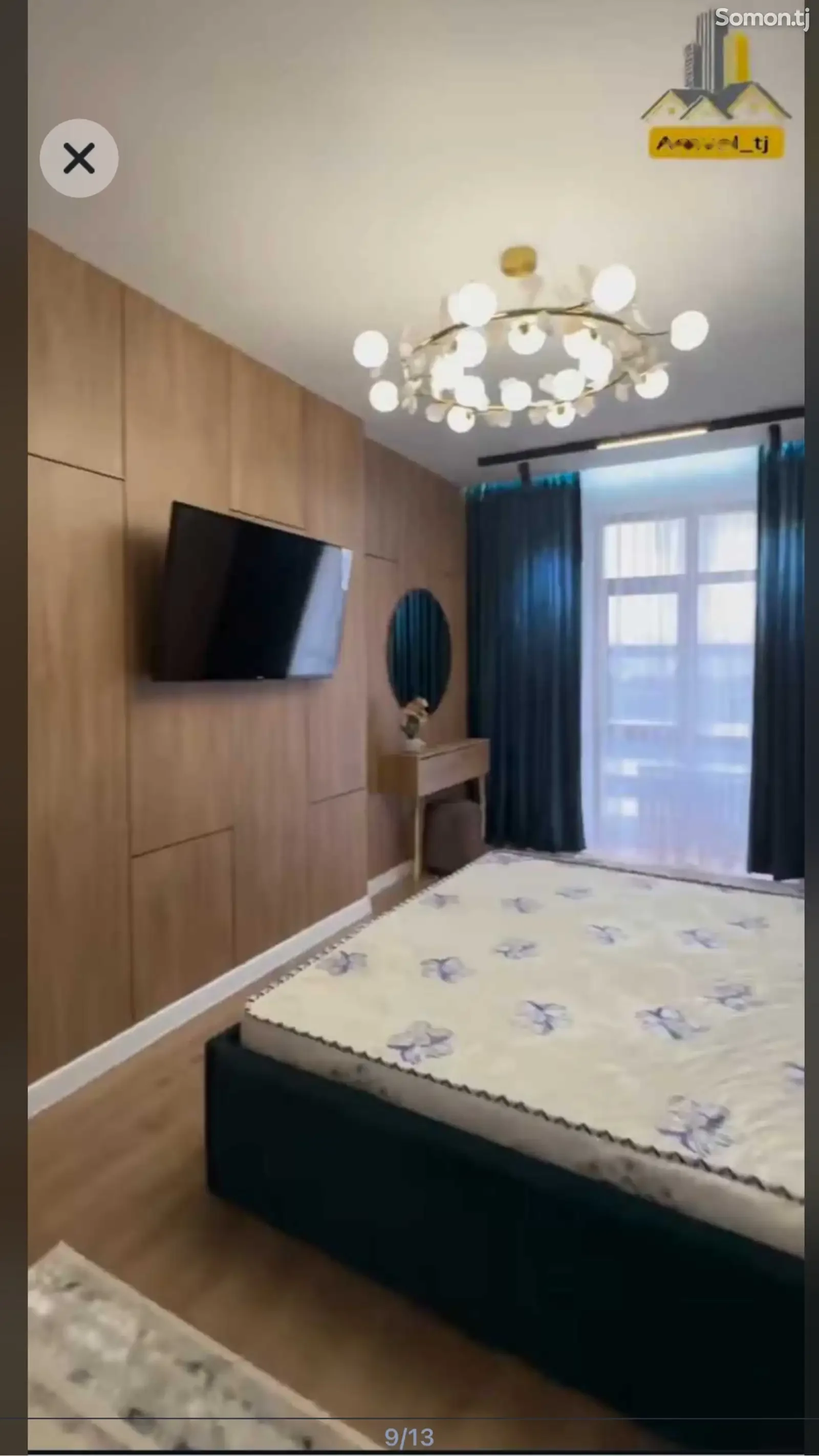 2-комн. квартира, 7 этаж, 70м², Голубой экран