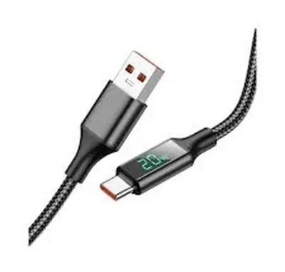 Кабель Type--C to Lighting BU32 черный