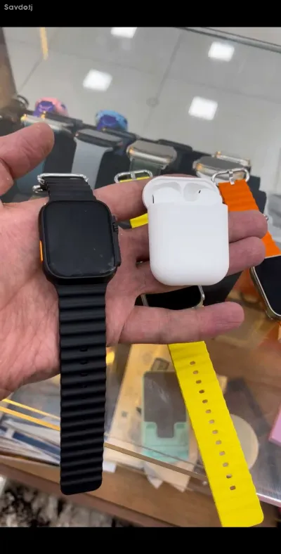 Смарт часы Watch 8 Ultra с наушниками в комплекте