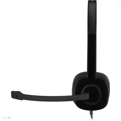 Гарнитура Logitech H151 Stereo Headset с шумоподавлением 3.5 мм Black