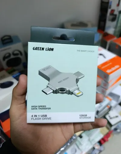 Флеш накопителя Green Lion 4 in 1 USB Flash Drive 128GB