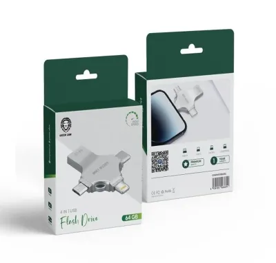 Флеш накопителя Green Lion 4 in 1 USB Flash Drive 64GB