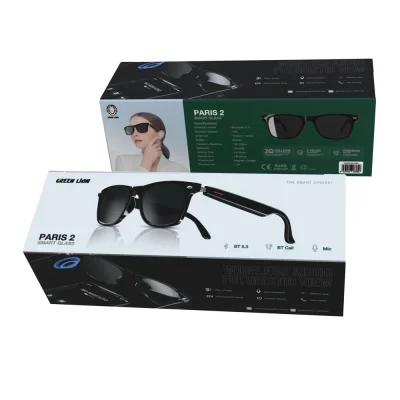 Умные очки с Bluetooth Green Lion Paris 2 Smart Glass черный