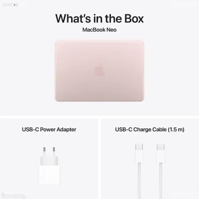 Ноутбук Apple MacBook NEO 13, 8ГБ, 256ГБ SSD, Blush, MHFH4