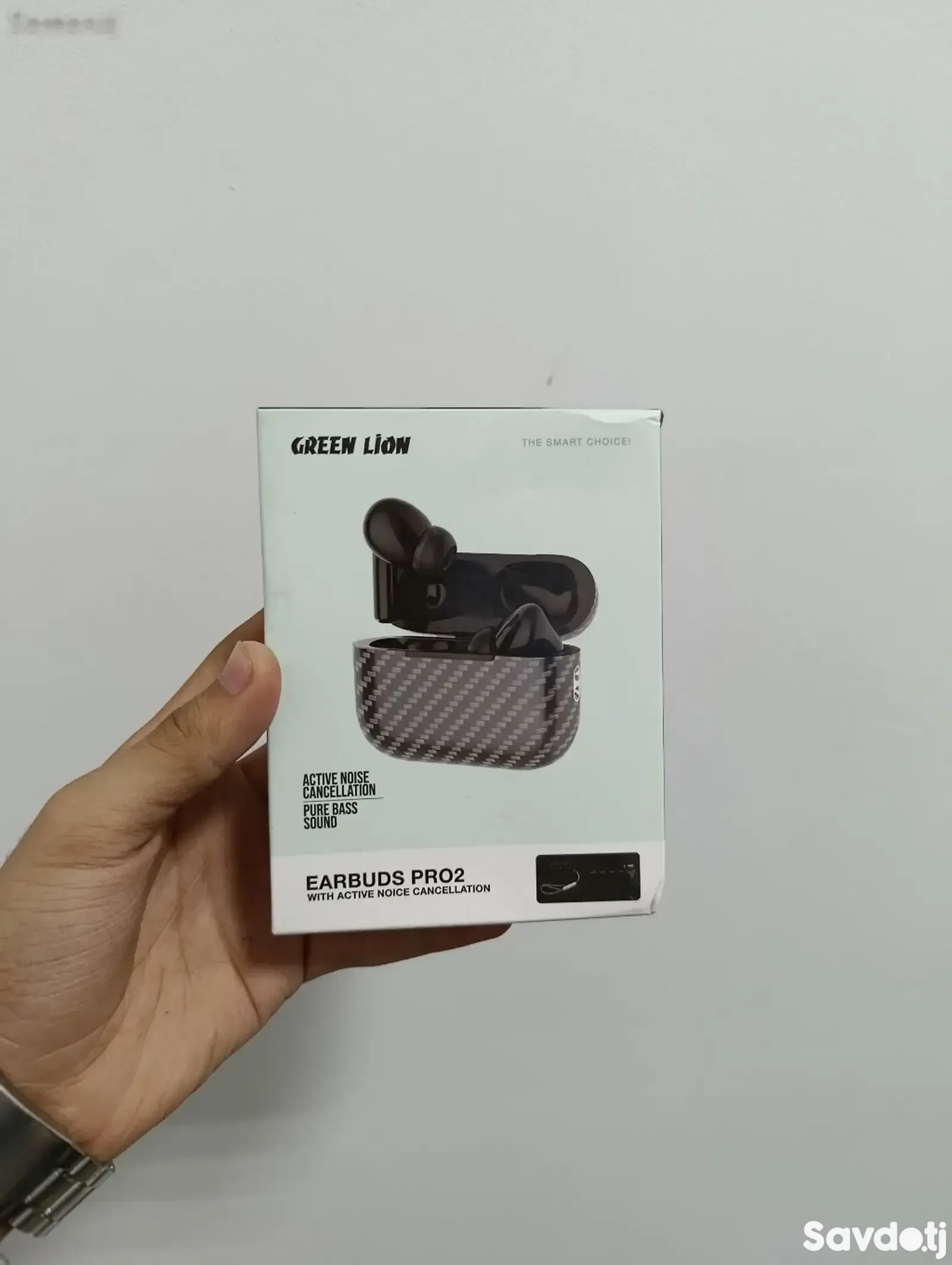 Беспроводные наушники Green Lion Earbuds Pro2 with ANC Carbon Black