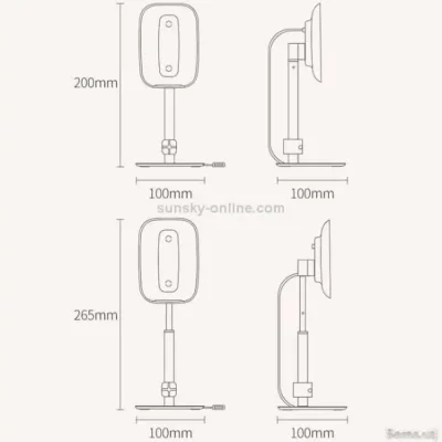Беспроводной зарядный держатель Baseus Literary Youth Desktop Bracket 15W