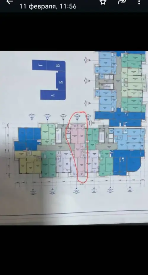 2-комн. квартира, 14 этаж, 124 м², шохмансур гелос