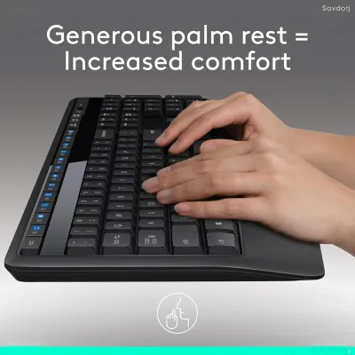 Комплект Logitech MK345 беспроводная клавиатура и мышь Black