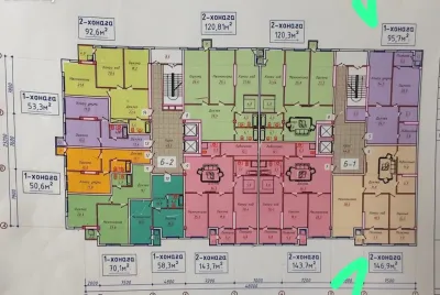 2-комн. квартира, 10 этаж, 147 м², Оперка