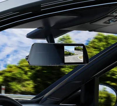 Видеорегистратор - зеркало Hoco Driving Dual-Channel DV4, 1080P