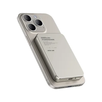 Повербанк Green Lion GL-MAG 5 5000mAh Powerbank PD20W титан