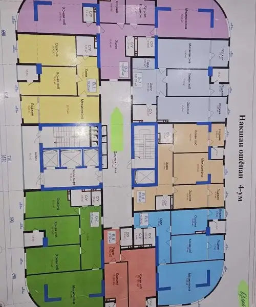 2-комн. квартира, 10 этаж, 110 м², Cино
