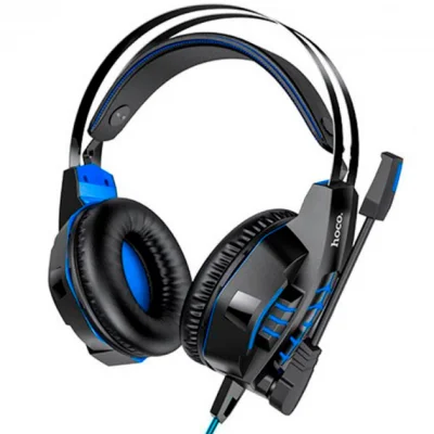 Проводные игровые наушники Hoco W102 черно-синие