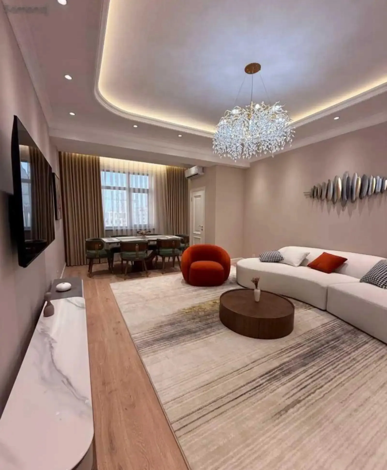 2-комн. квартира, 15 этаж, 95м², Сомони