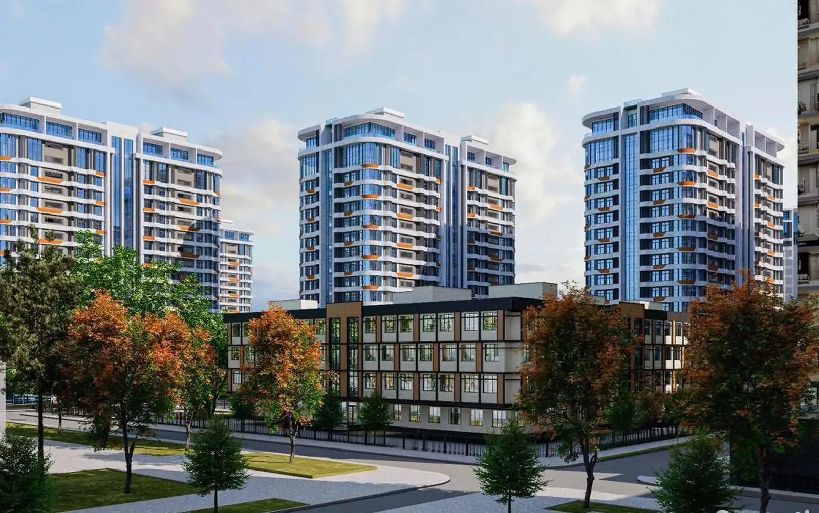 1-к квартира, 2 этаж, 51 м² м², Славянский - Пойтахти Диёрам
