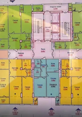 2-комн. квартира, 10 этаж, 65 м², Исмоили Сомони
