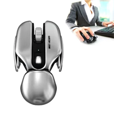 Мышь Green Lion G266 BEETTLES  METAL MOUSE серый