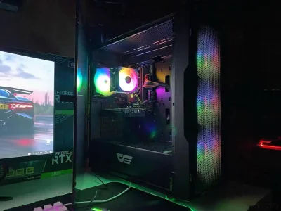 Игровой компьютер core i5 10400F/RAM 16GB/RX 580 8GB DDR 5/SSD 128GB/HDD 1TB