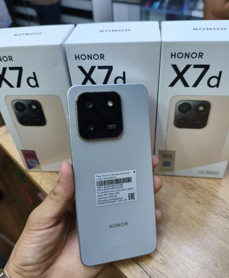 Honor X7d 6+6/128Gb 6500мач
