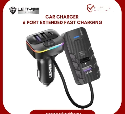 Автомобильное зарядное устройство car charger Lenyes ca905