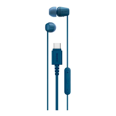 Проводные наушники Sony IER-EX15C USB-C , синий