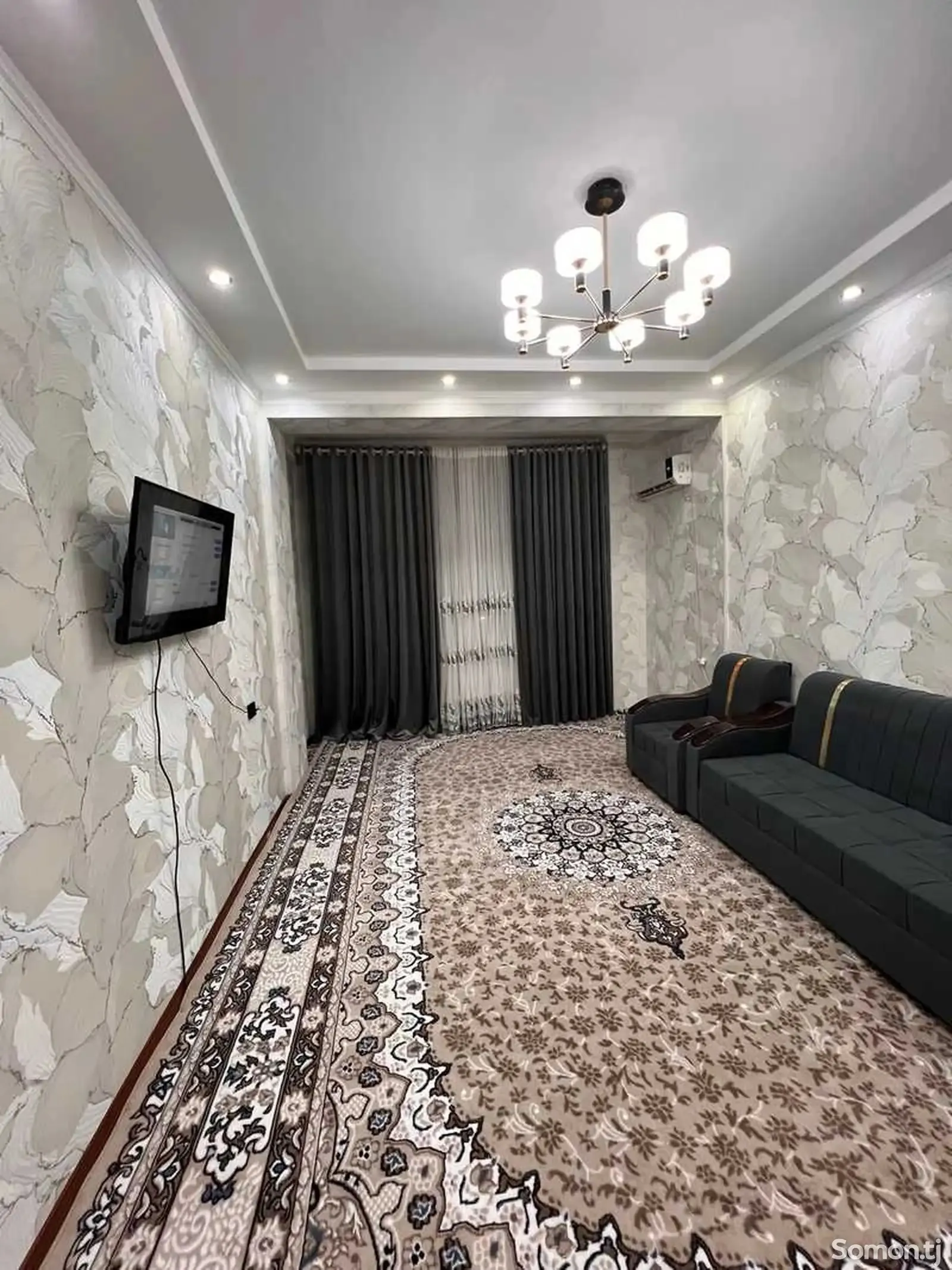 3-комн. квартира, 2 этаж, 100м², ашан